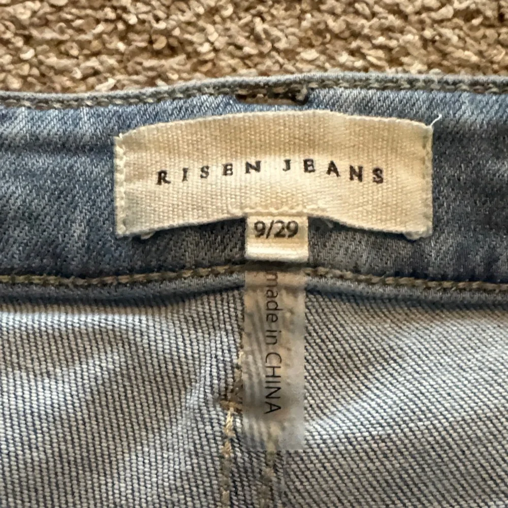 Stylish Embroidered Blue Jeans - Picture 5 of 8